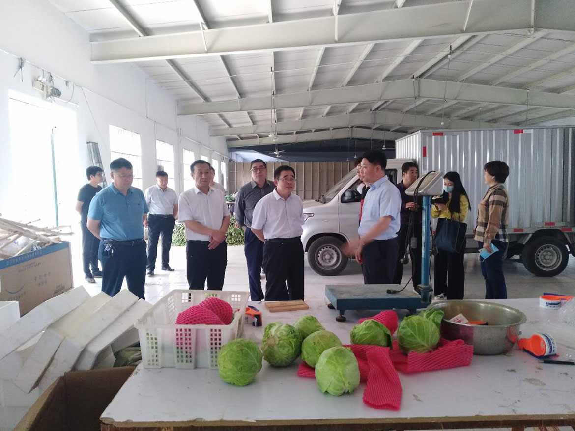 市委常委、統(tǒng)戰(zhàn)部長(zhǎng)張向；市農(nóng)業(yè)農(nóng)村局黨組書(shū)記李玉振檢查指導(dǎo)云大集車(chē)間工作